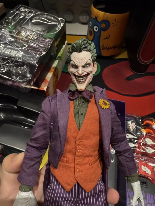 Sideshow Joker Edizione Esclusiva 1/6 Figure DC Comics LE 1000 Laughing Head
