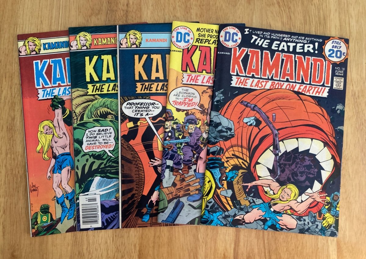 Lotto di *5* Kirby KAMANDI (1974-76): #18, 27, 33, 39, 40 *Bello!*