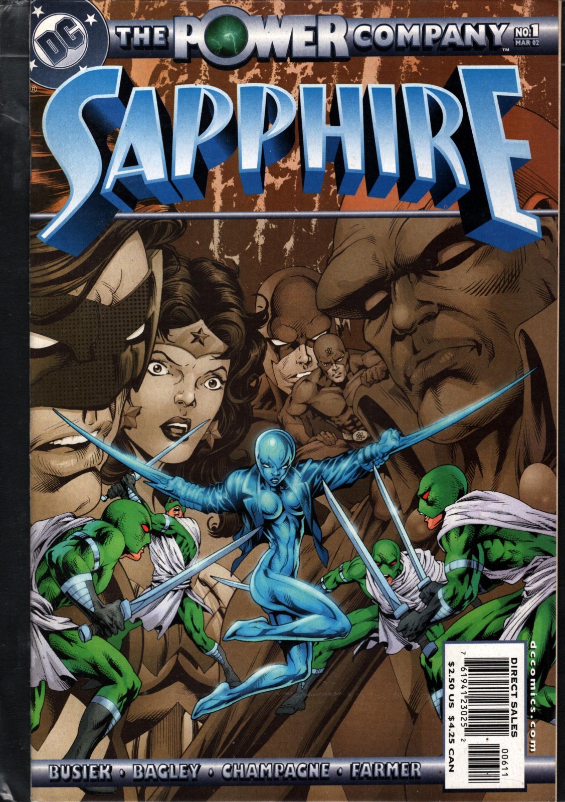 46887: DC COMICS THE POWER COMPANY: SAPPHIRE #1 grado fine