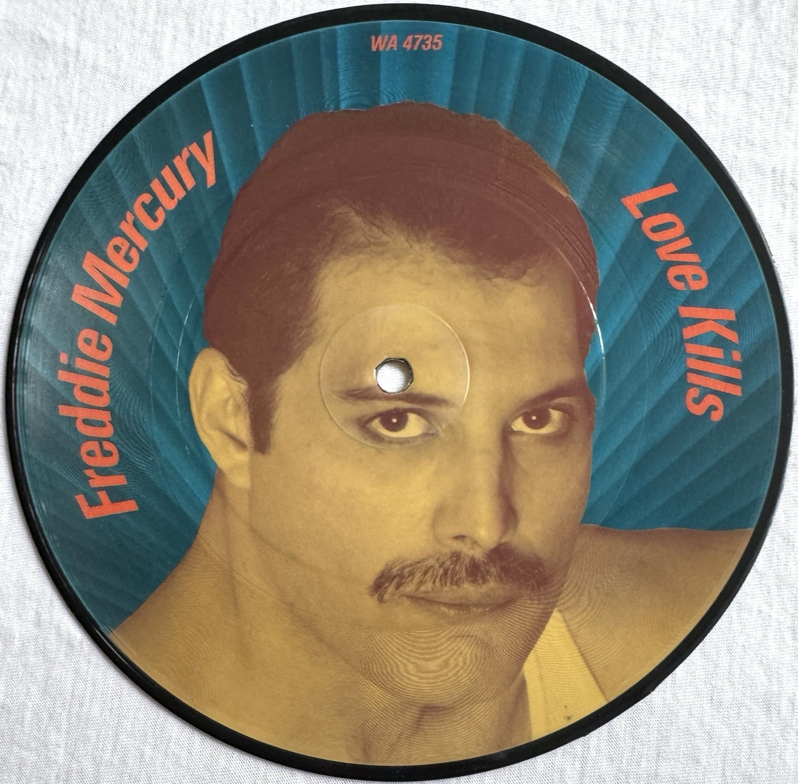 FREDDIE MERCURY (QUEEN) - Love Kills - Rare Original UK 7" Picture Disc