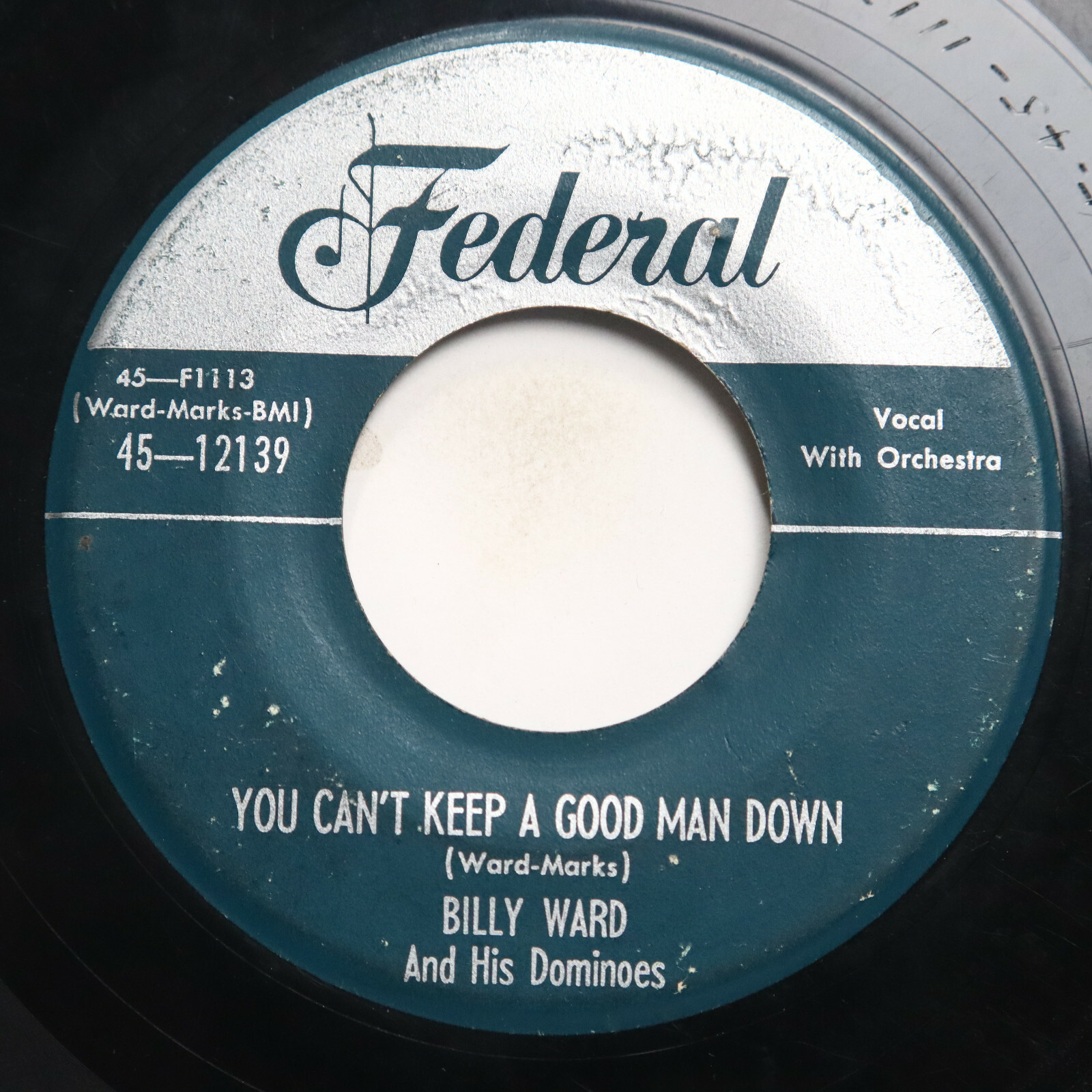 Billy Ward & The Dominoes Where Now Little Heart Federal 45 RPM Doo Wop 45-12139