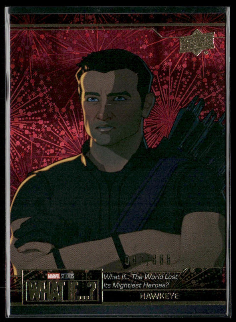 E se Marvel Upper Deck 2023? Possibilità: Rosso 047/888 #7 - Hawkeye