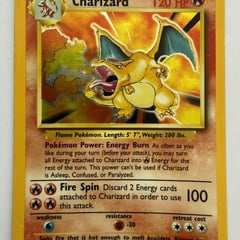 Pokemon Charizard 4/102 Base Set MP