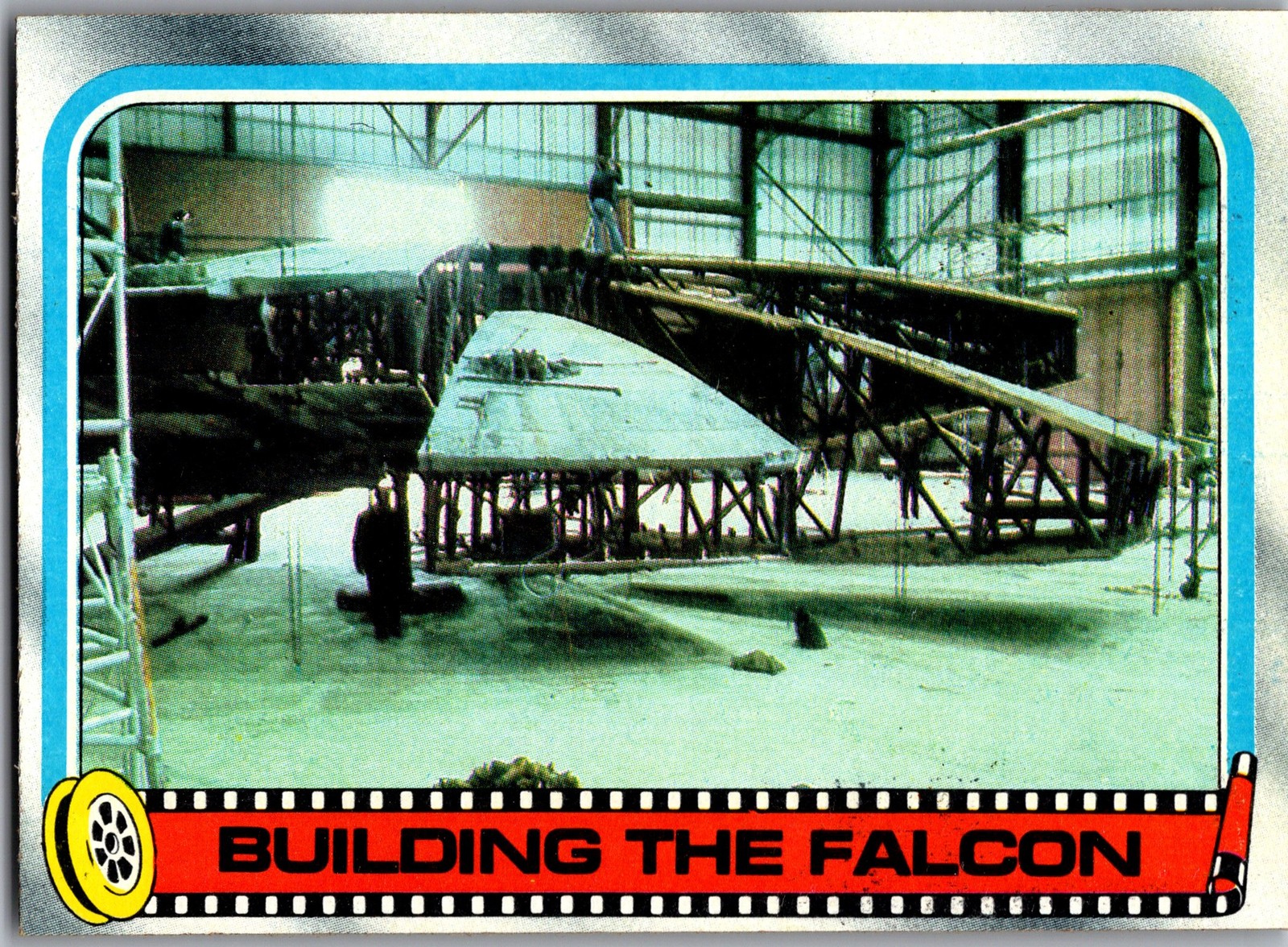 1980 Topps Star Wars: The Empire Strikes Back #258 Building the Falcon