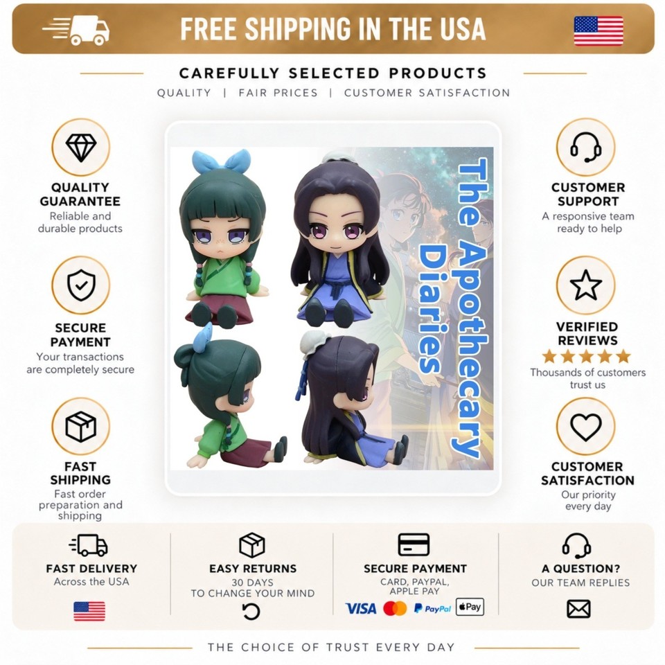 The Apothecary Diaries Maomao Jinshi Mini Figure Anime PVC Collectible