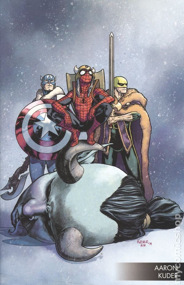 War of the Realms #4D Kuder Variant NM 2019 Stock Image