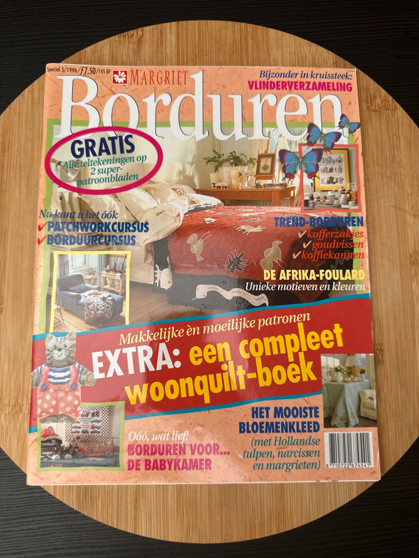 Vintage Margriet Borduren tijdschrift - special 5 /1996