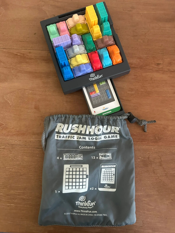 ThinkFun Rush Hour schuifpuzzel logicaspel - Helemaal compleet!
