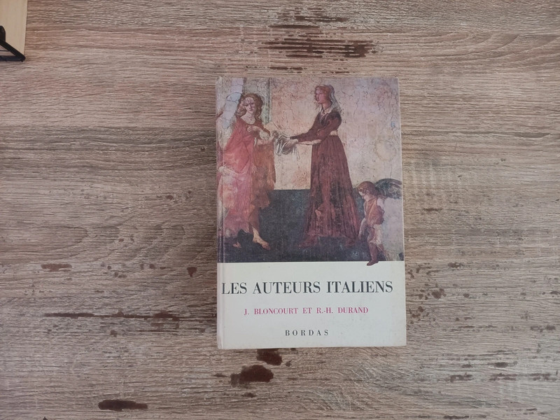 Livre "Les auteurs italiens"