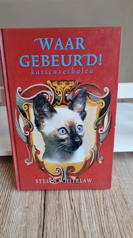 Vintage Katten Boek : Waar gebeurd ! Katten verhalen van Stella Whitelaw Jaar 1986