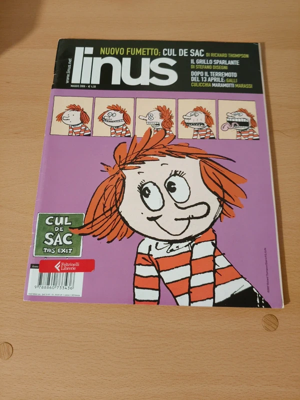 Rivista Linus Maggio 2008 N. 518 - Cul de Sac (Richard Thompson)