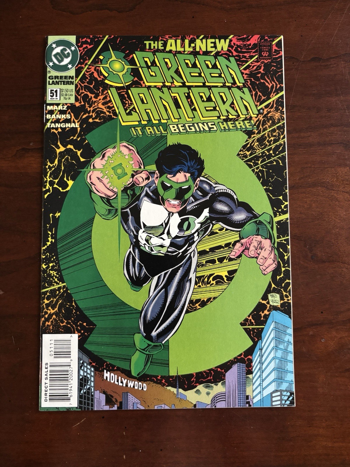 Lanterna Verde #51 (DC, 1994) 1° copertina app. Kyle Rayner | Seconda app completa quasi nuova -