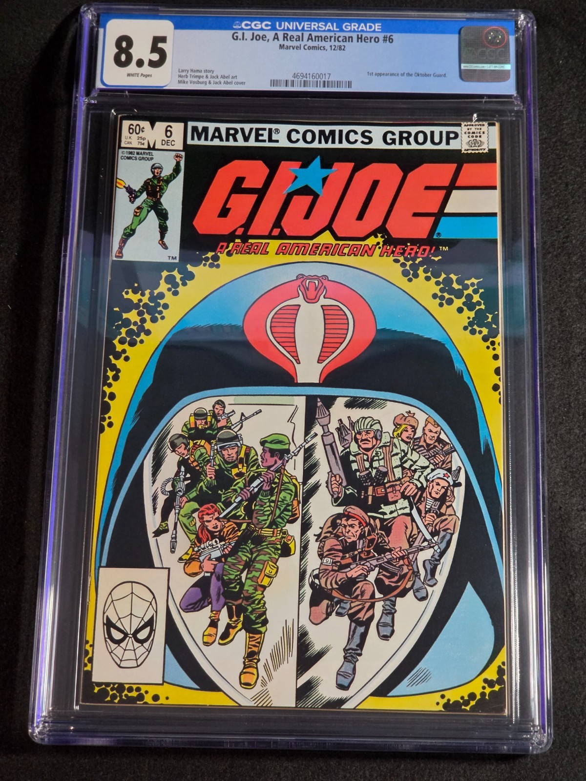 GI Joe, un vero eroe americano #6 mercato diretto CGC 8,5