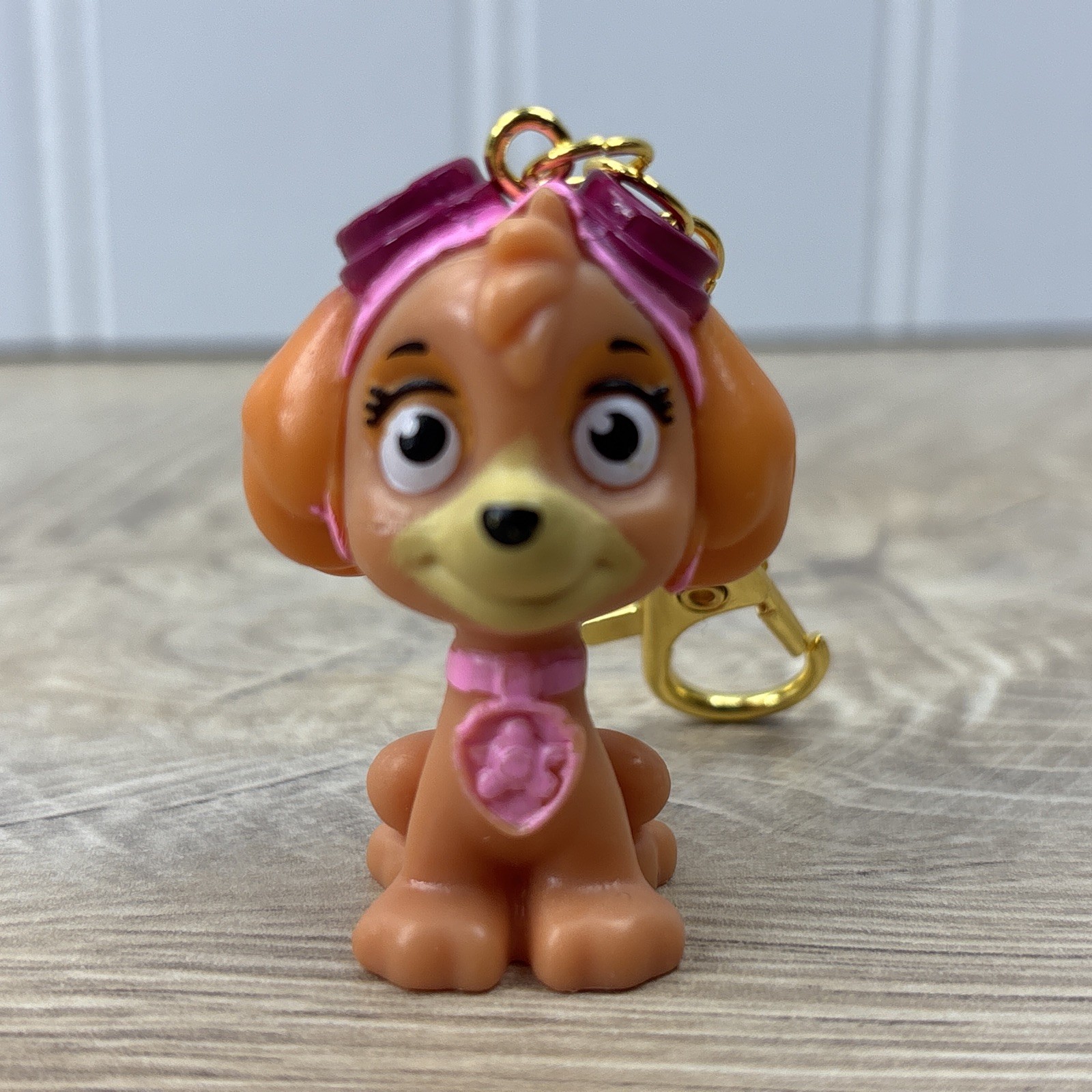 Mini portachiavi Paw Patrol Skye figura borsa libro zaino borsa clip statuina plastica