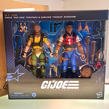 Hasbro G.I. Joe Classified David "Red Dog" Taputapu & "Taurus" Set + Dog