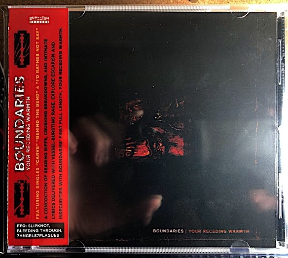 BOUNDARIES Your Receding Warmth CD New SEALED