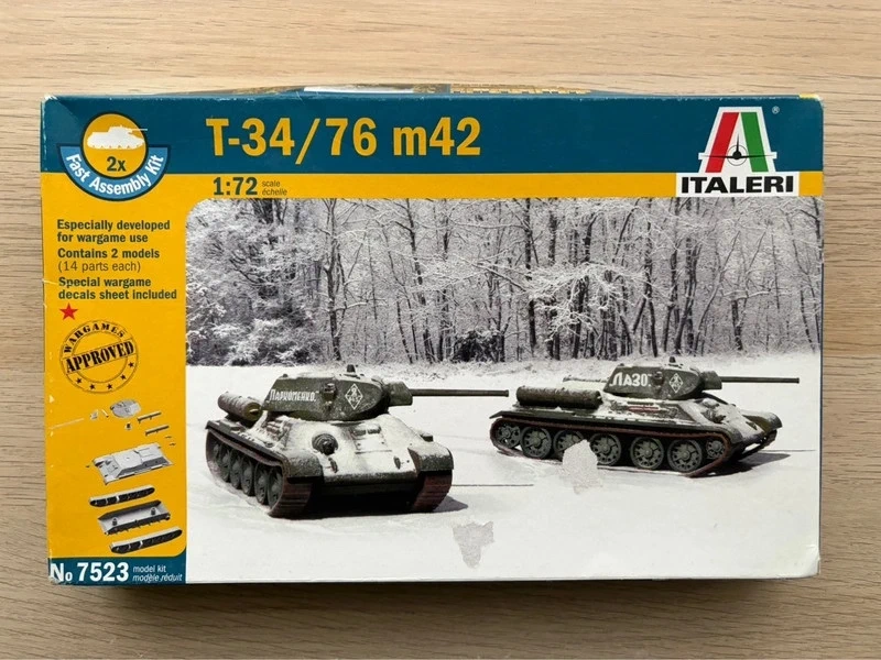maquette 1:72 - T-34 x2 Italeri