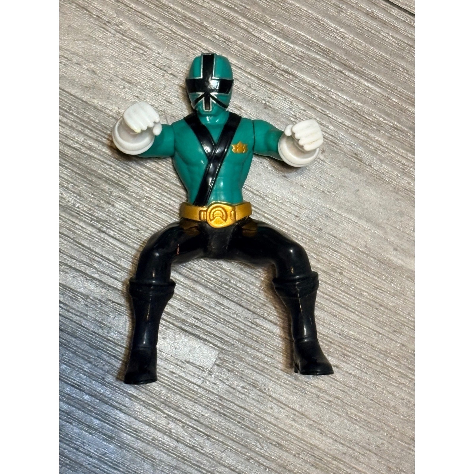 Power Rangers Samurai Green 3.5" Green Cycle Action Figure replacement No Bike
