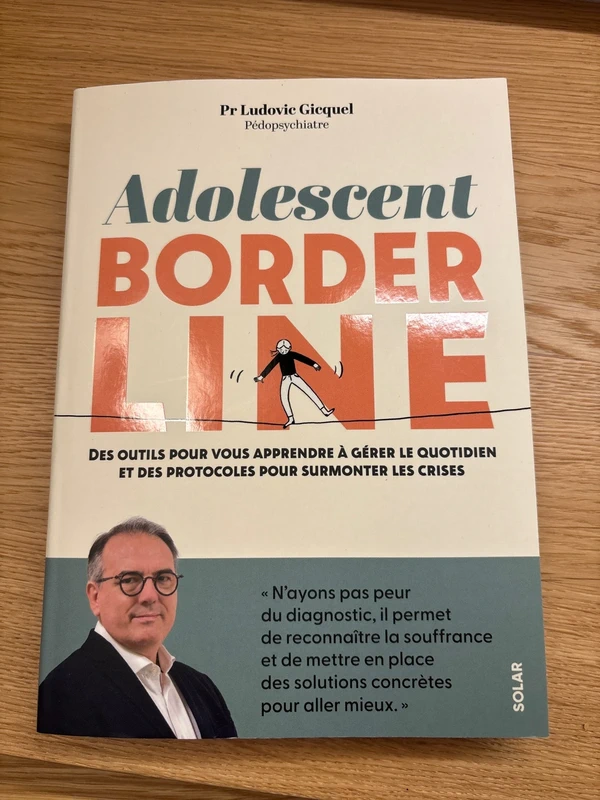 Livre L’adolescent borderline Pr Ludovic Gicquel