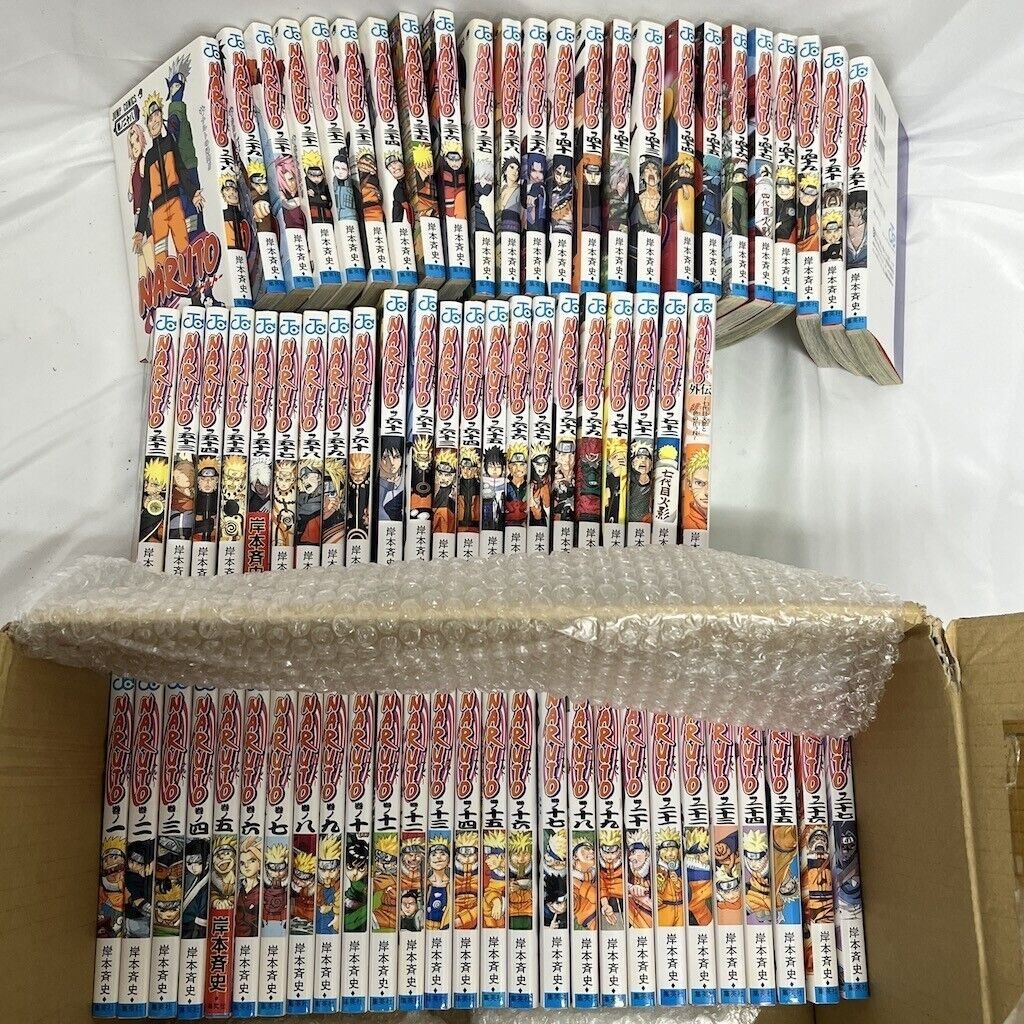 Naruto lingua giapponese Vol.1-72 set + side story manga fumetti completo