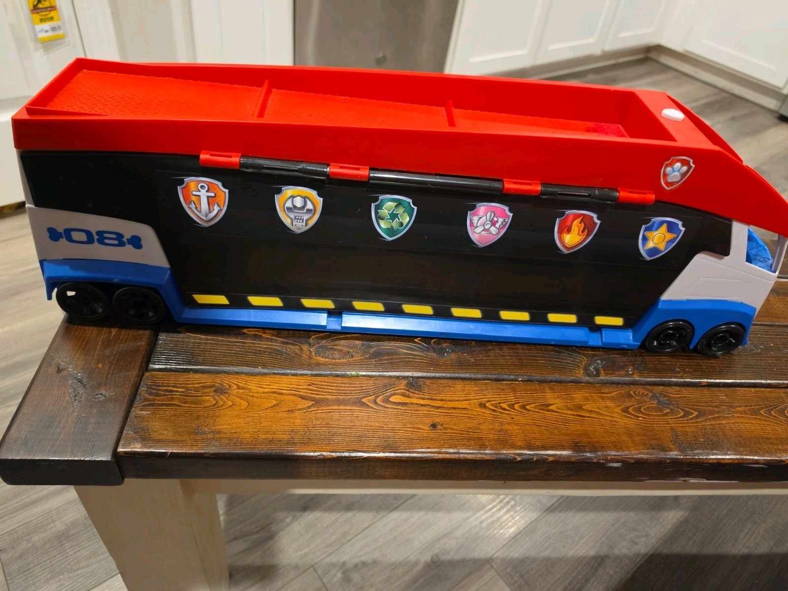 Paw Patrol Paw Patroller Semi Camion Team Trasporto Trasportatore Enorme 27 Pollici Testato