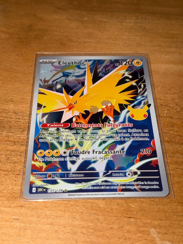 Électhor (30C 133) 30ᵉ Anniversaire - Zapdos