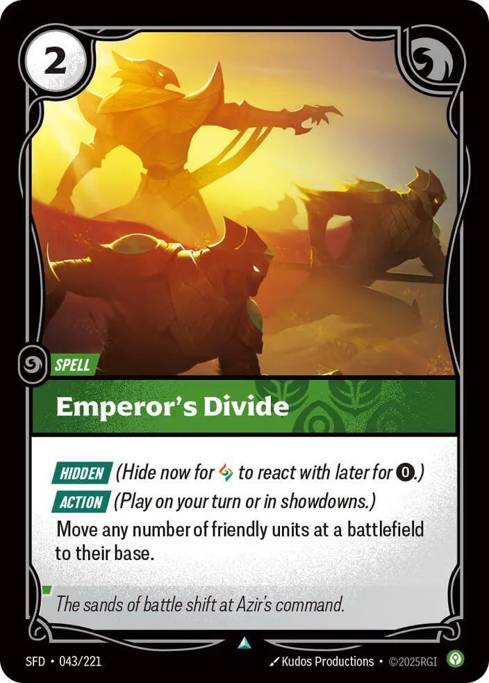 Emperor's Divide [Spiritforged] 043/221 NM Foil