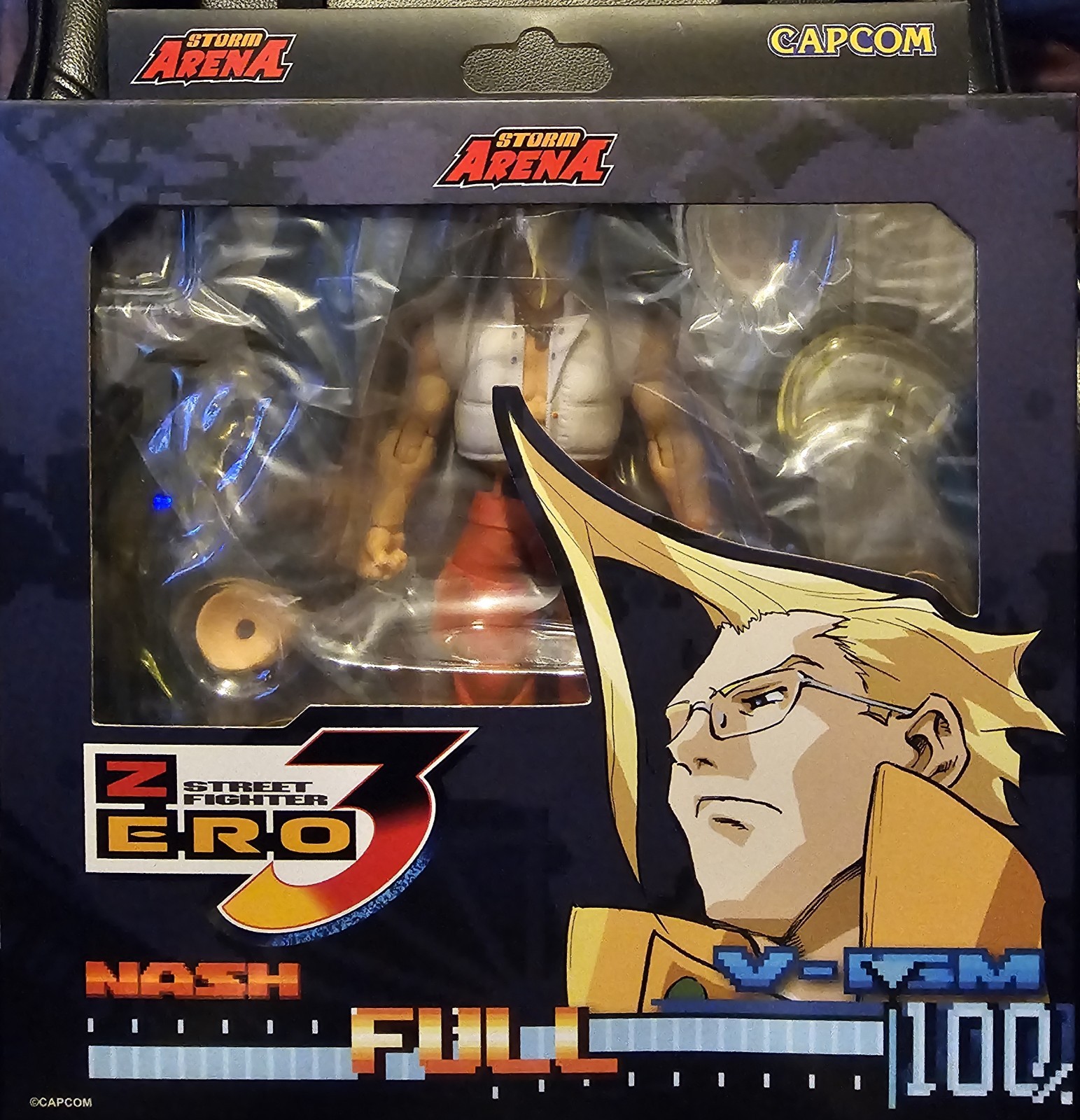 Esclusiva Storm Arena Nash BBICN (versione bianca/rossa, Street Fighter Zero 3