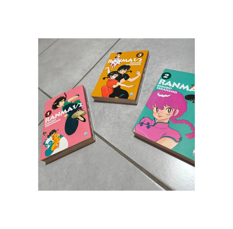 Ranma ½ Vol. 1-3 – Buone condizioni, difetti segnalati.