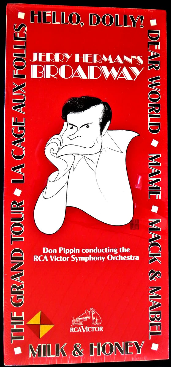 Jerry Herman's Broadway - Don Pippin & RCA Symphony - 1992  NEW Promo Longbox CD
