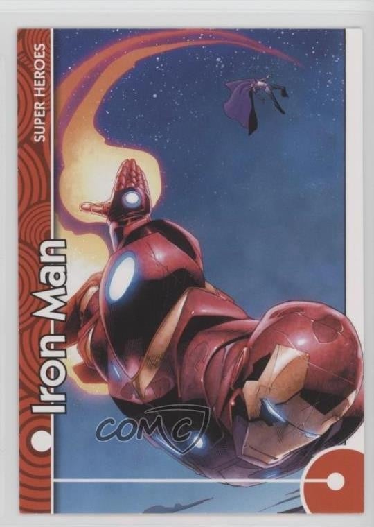 2013 Marvel Fleer Retro Adesivi Iron Man #8 0kg8