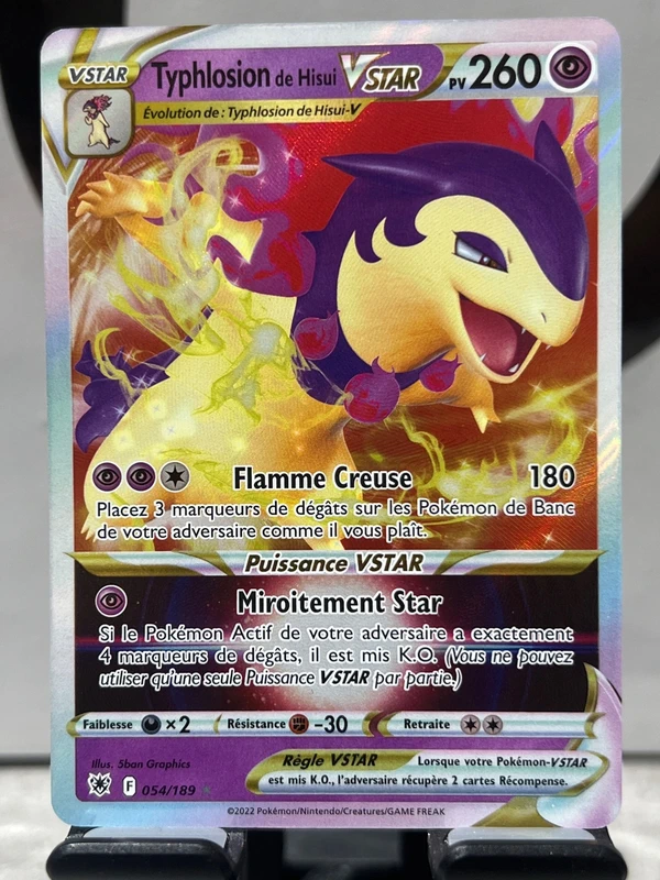 Carte Pokémon Typhlosion Vstar 054/189