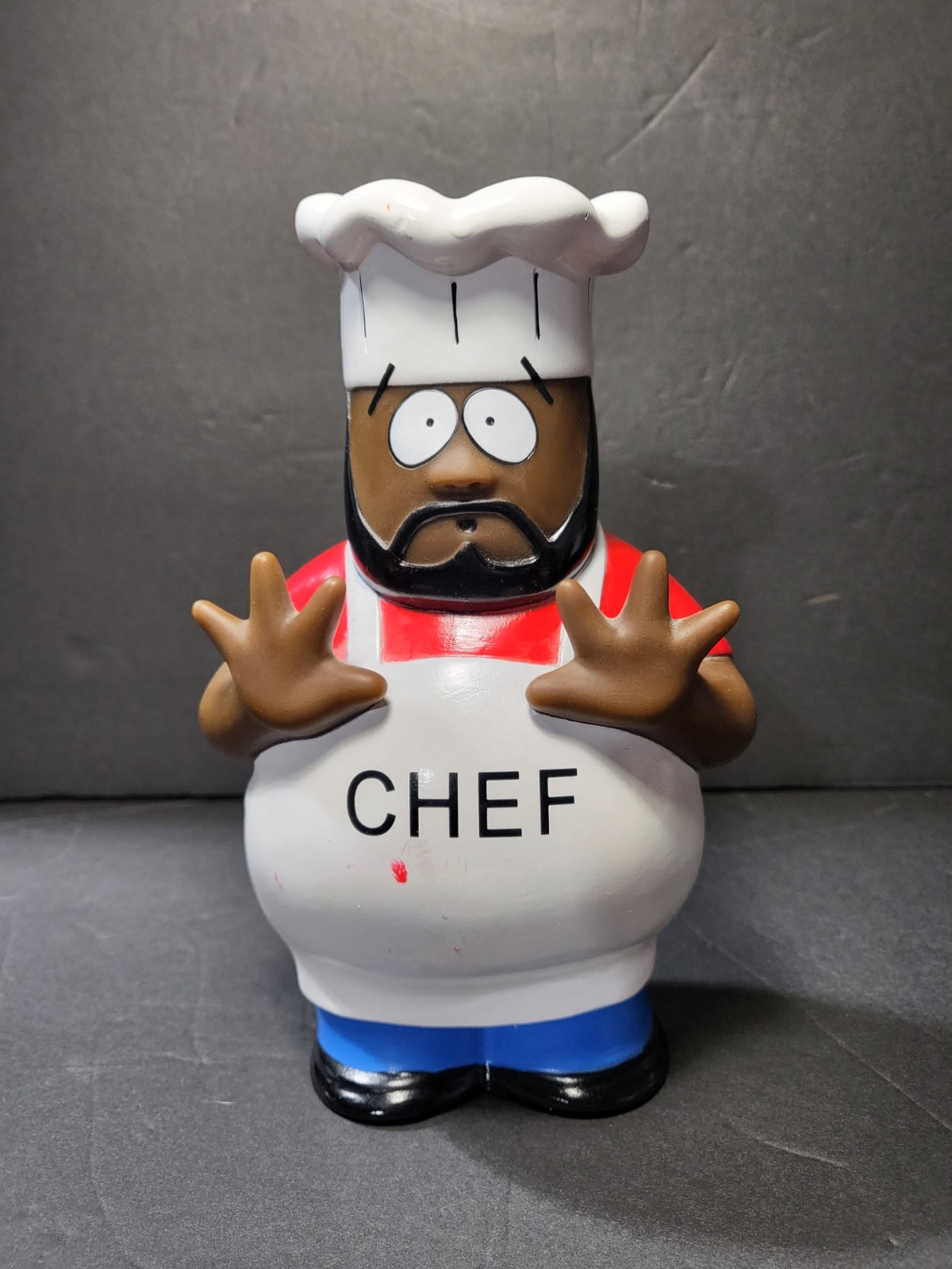 Figurina South Park Chef PVC da collezione 7,5" Comedy Central Fun 4 tutte 1998 RARA!
