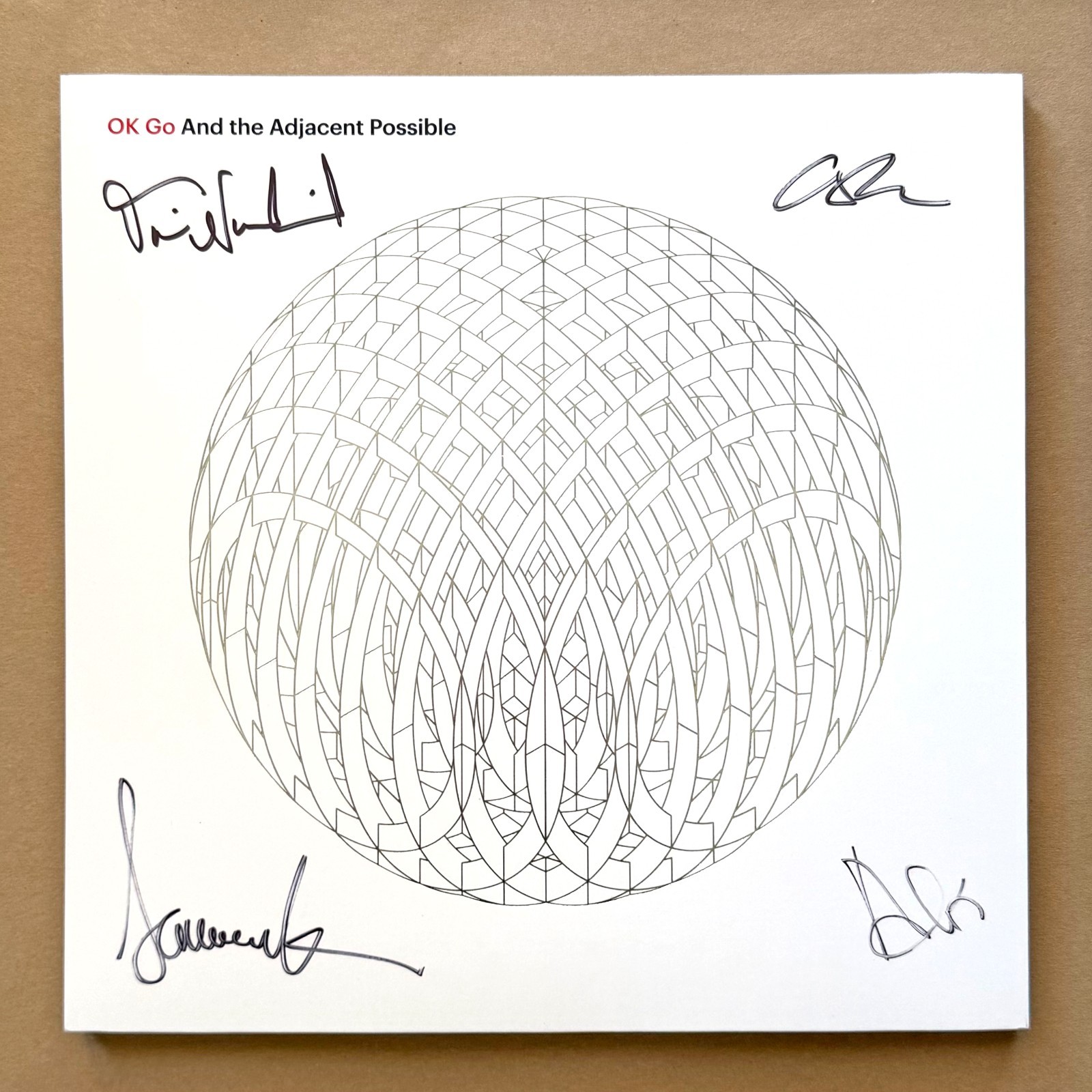 OK Go And the Adjacent Possible Pop Up Signed 2x LP Color 180 Gram Vinyl Record