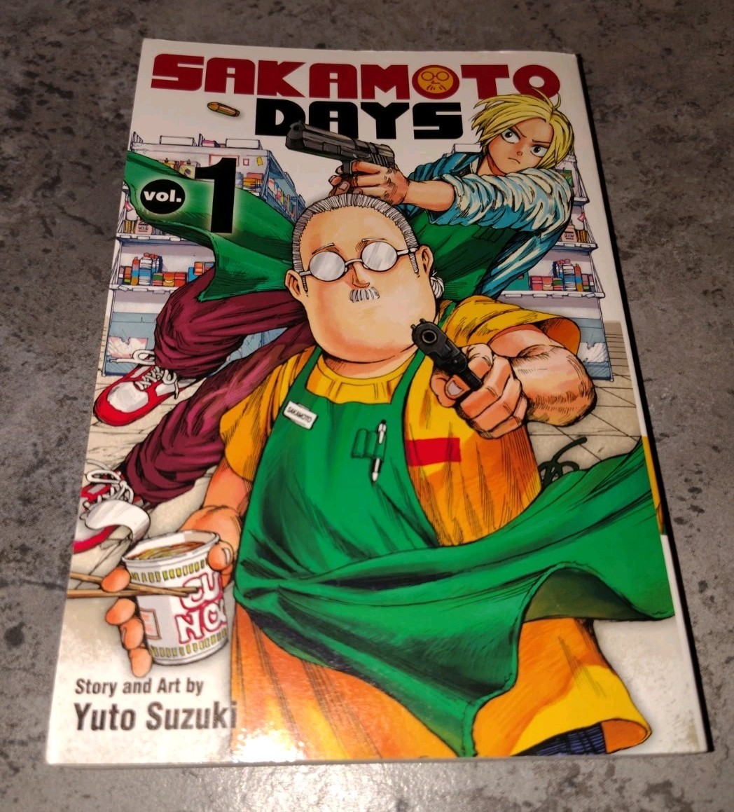 Sakamoto Days Vol. nuovo con etichetta 1 Numero #1 Manga Trade Paperback di Yuto Suzuki NUOVO 