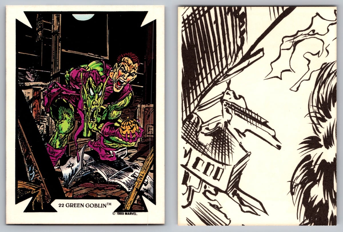 1989 Fumetto Immagini Marvel Todd McFarlane Collezione #22 Goblin Verde