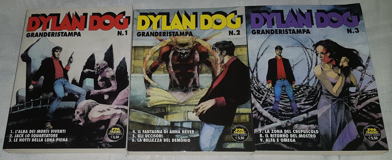 Dylan Dog Granderistampa n. 1-2-3 - Ottimi