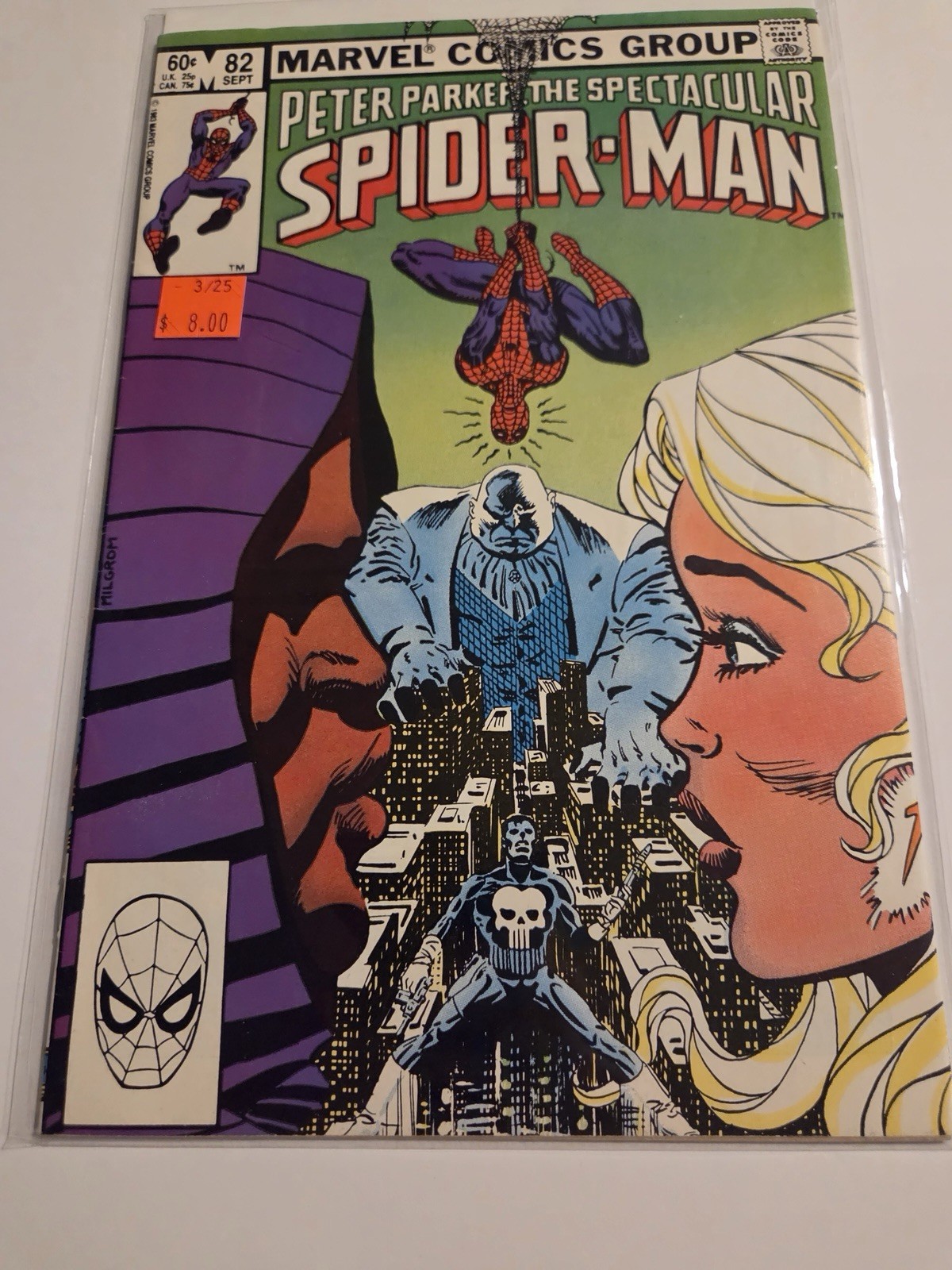 Spettacolare Spider-Man #82 Età del Bronzo 1983