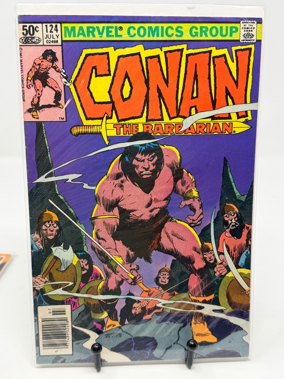 Conan Il Barbaro #124 Marvel Comics Group 1981 Bruce Jones Val Mayerik