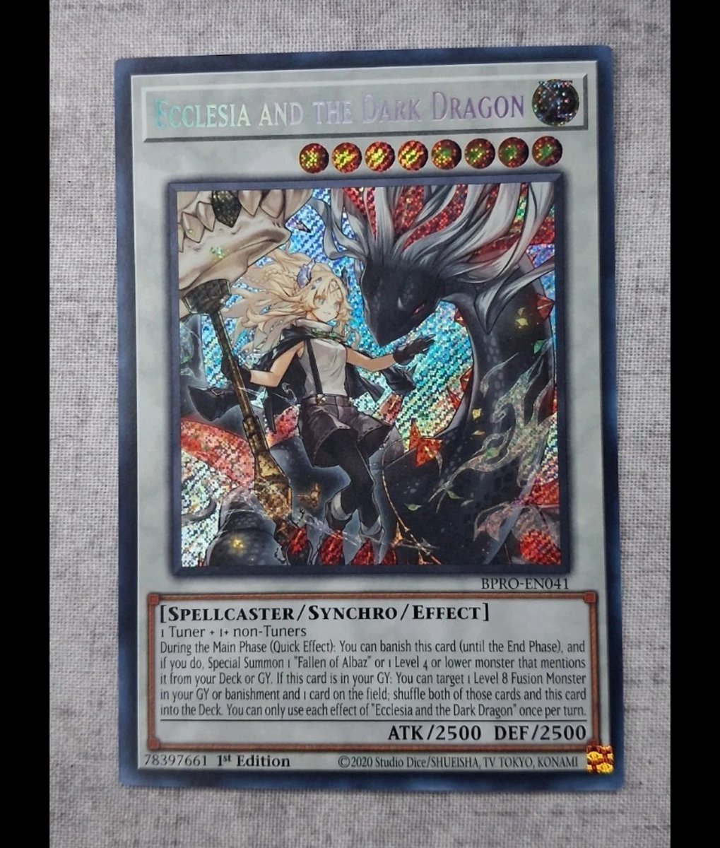 Ecclesia And The Dark Dragon - Burst Protocol - Near Mint - English