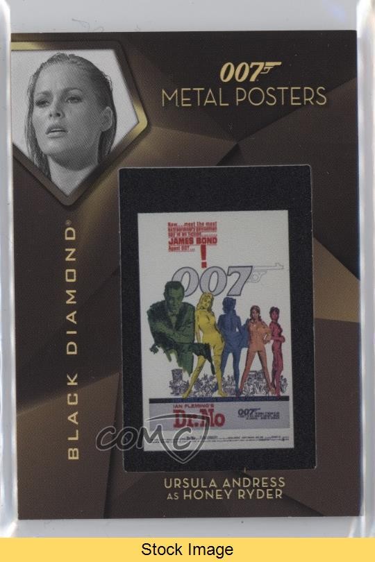 Upper Deck 2025 James Bond Black Diamond Ursula Andress as Honey Ryder LEGGI 1mx6