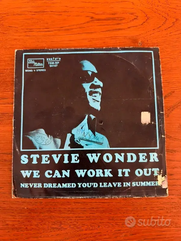 45 giri Stevie Wonder - We Can Work It Out - Raro
