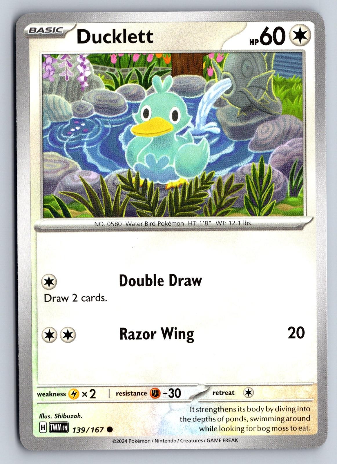 Ducklett 139/167 Maschera del Crepuscolo Pokemon Shibuzoh.