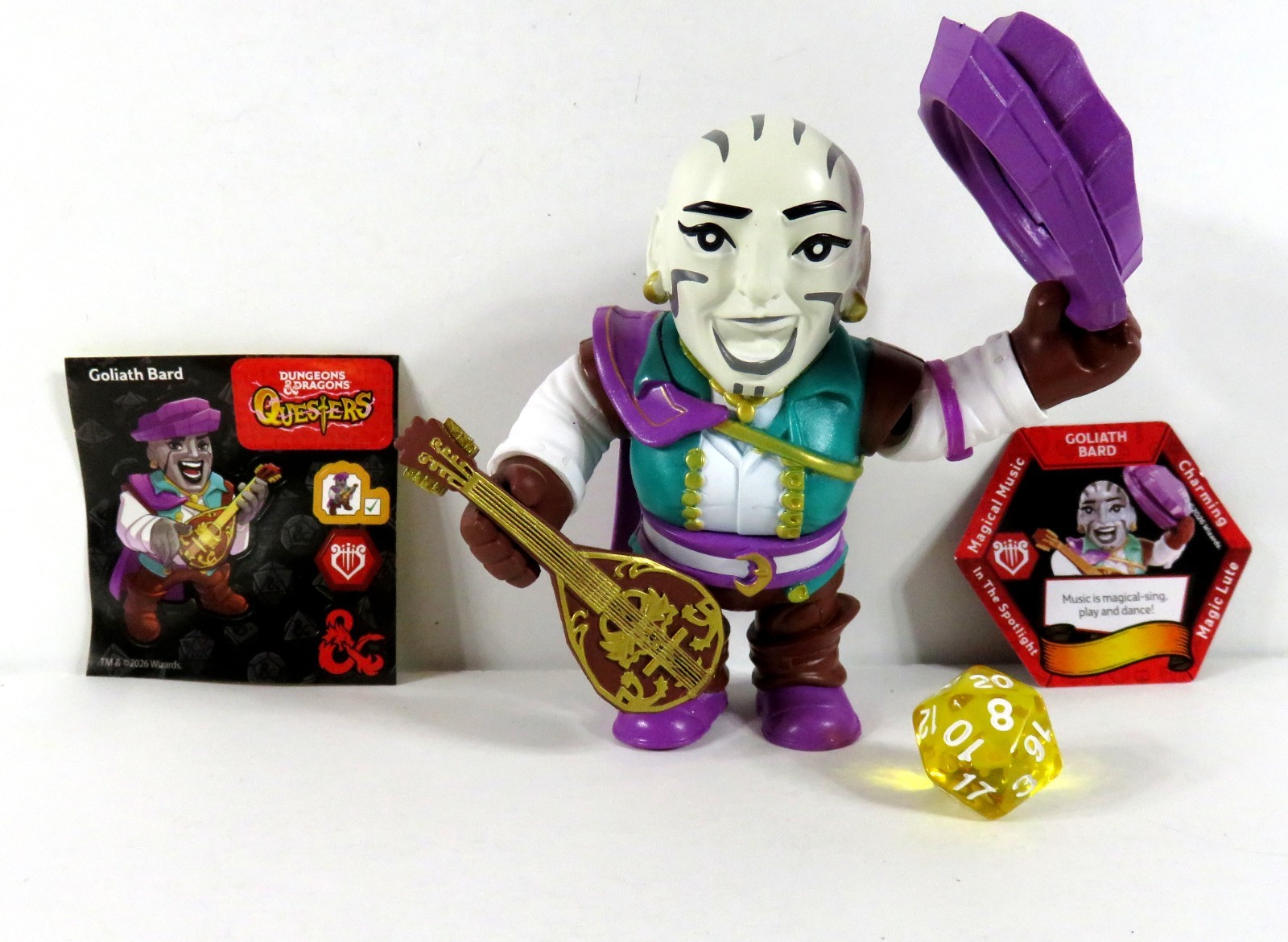 Dungeons & Dragons Questers Adventurers Series 1 Goliath Bard Figure