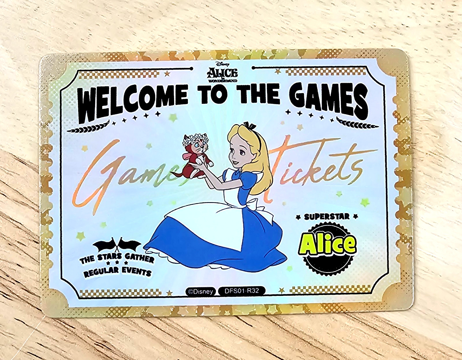 Biglietti Alice nel Paese delle Meraviglie Disney All-Star Giochi Sportivi DFS01-R32