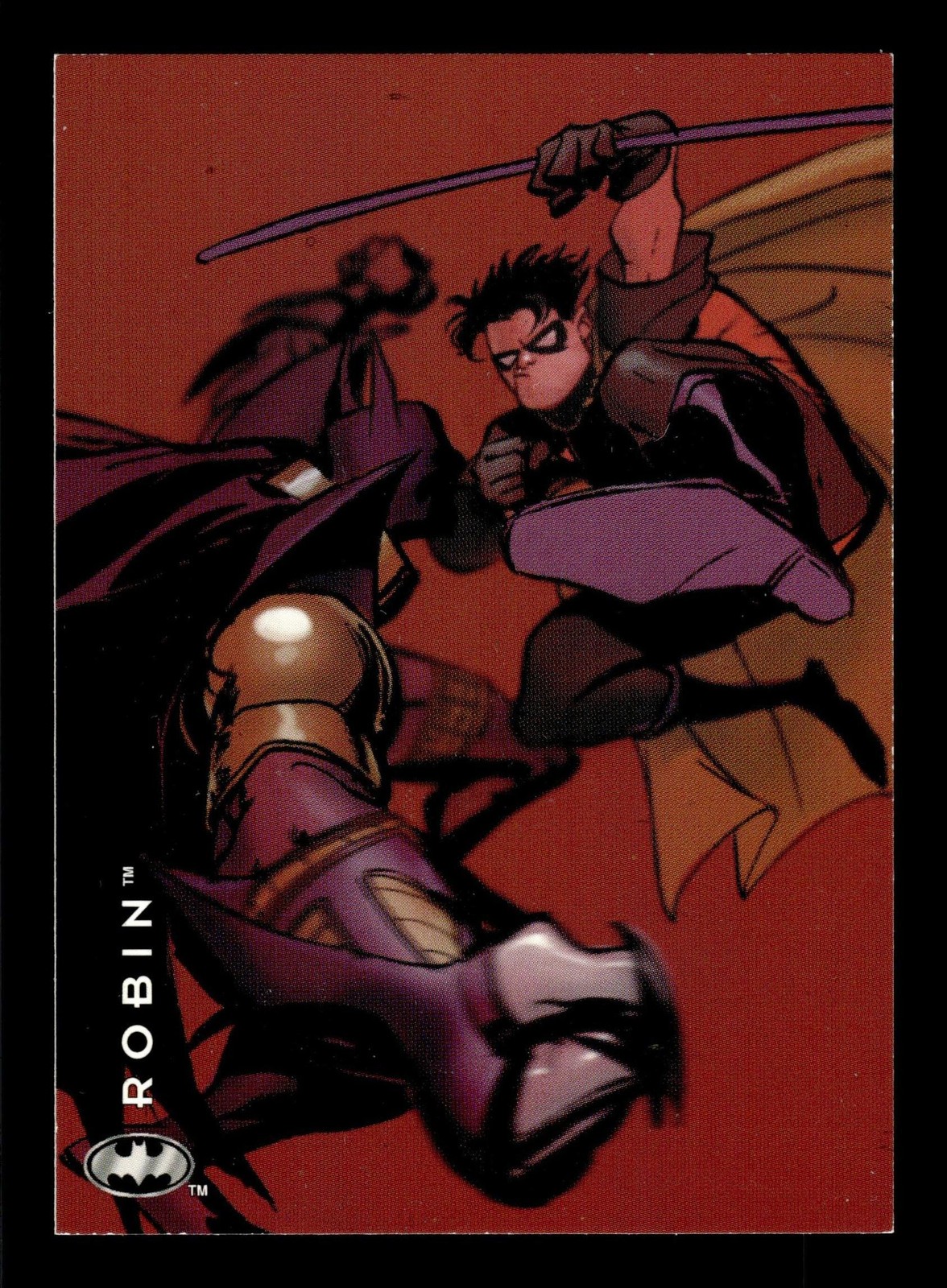 1994 SkyBox Batman: Saga of the Dark Knight #26 Robin, Uneasy Alliance