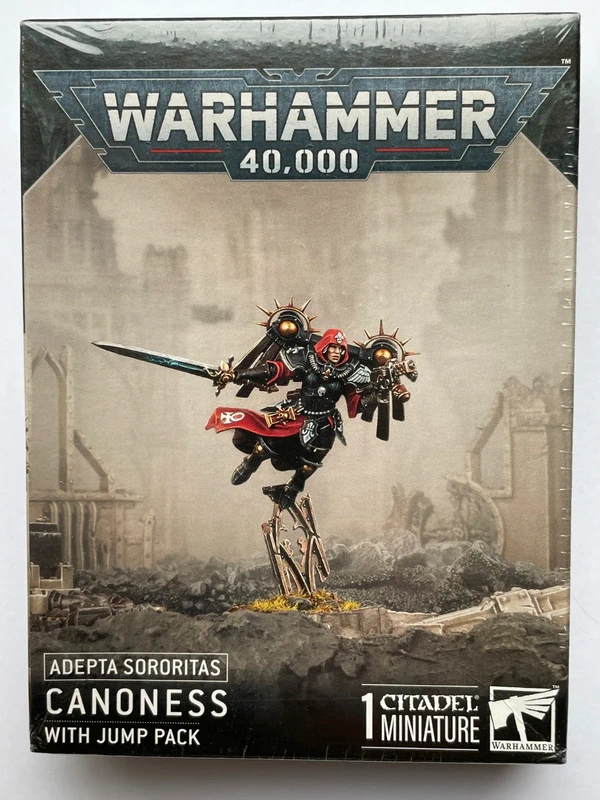 Warhammer 40000 Adepta Sororitas Canoness with jump pack