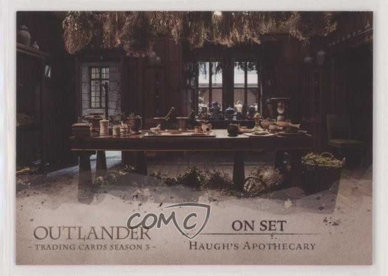 2018 Cryptozoic Outlander Season 3 On Set Haugh's Apothecary #S8 fm0