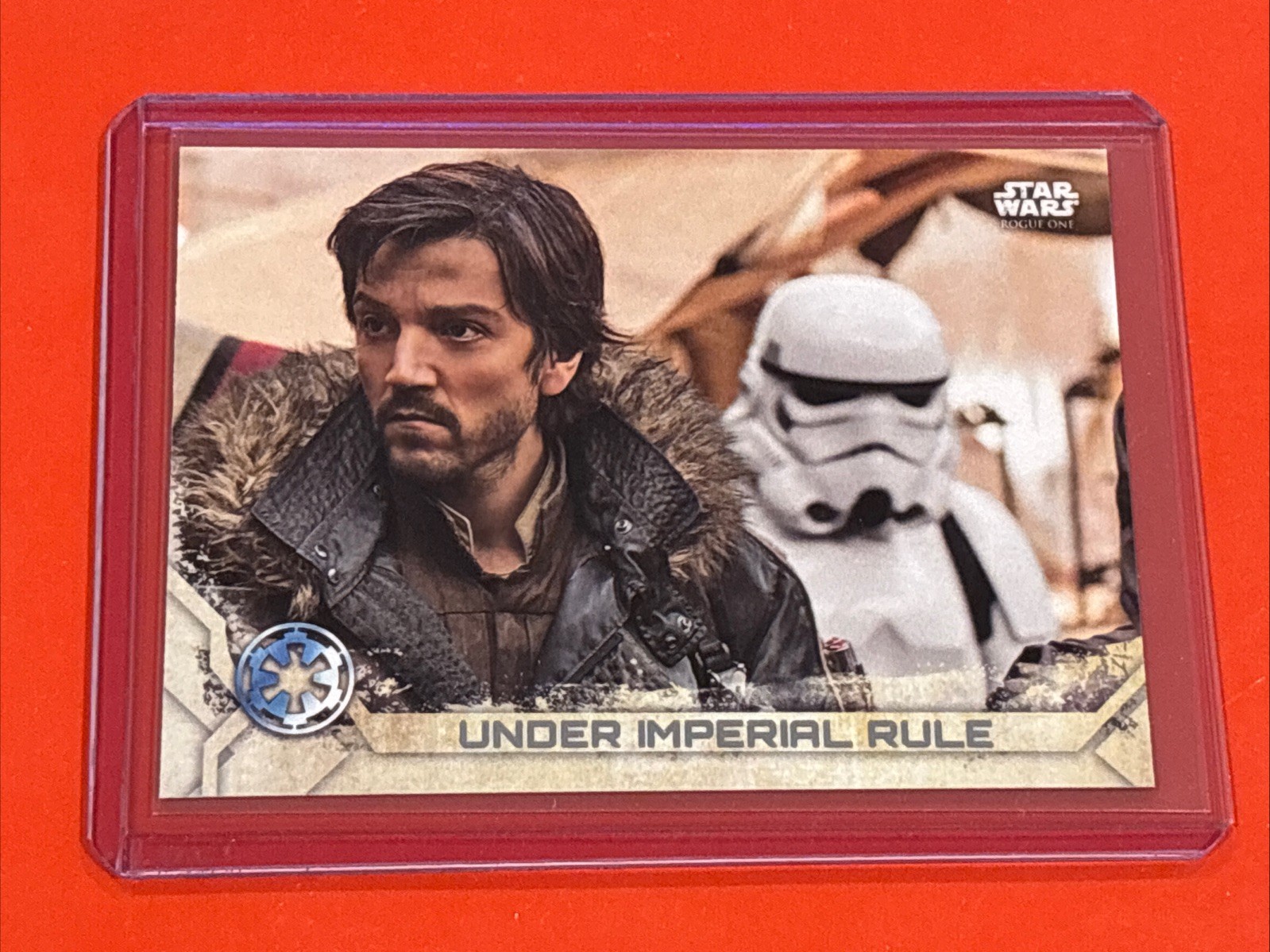 2016 Topps Star Wars Rogue One Series 2 Cassian Andor su carta base Jedha #16