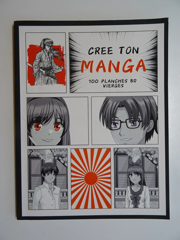 Cree ton manga : 100 planches BD vierge